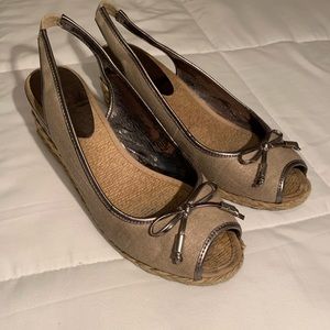 Ralph Lauren Wedge Sandals | Size 9.5